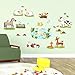 Decowall, DW-1403, Field of Animals Wall Stickers