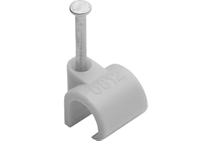 DEBFLEX Grapas Para Cable Ø 8 A 12 Mm Gris Bolsa De 50