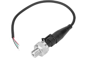 FDIT G1 / 4 "Druckwandler Sensor Eingang 5V Ausgang 0,5-4,5 V / 0-5 V Genauigkeit Analoges Sensor-Ausgangssignal für Wassergasöl MEHRWEG VERPACKUNG socialme-eu(0-300PSI)