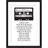 Placebo - Without You I'm Nothing Lyrics - Unframed Print / Ungerahmter Druck