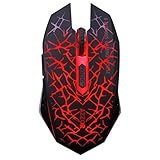 Multifunktions-Wireless Gaming Maus mit 6 Tasten, kabellose Übertragung und intelligenten Aufenthalt.