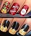 CHRISTMAS NAIL ART SET DECALS WATER TRANSFERS STICKERS. **CHOICE OF 30 DESIGNS!** PLUS GOLD LEAF SHEET or FRENCH MANICURE TIP GUIDES! (818 AND GOLD LEAF) XMAS SEASONAL HOLIDAYS RUDOLPH THE RED NOSED REINDEER POLAR BEAR HAT SANTA SNOWMEN SNOWFLAKES CANDY CANE BOW WRAPS & 24K GOLD LEAF or x48 FRENCH MANICURE TIP GUIDES! CAN BE USED WITH NATURAL GEL ACRYLIC STICK ON NAILS! USE WITH GLITTER DUST CAVIAR BEADS ALLOYS DECORATIONS CONFETTI FIMO SHAPES TAPE PENS RHINESTONES! (818 AND GOLD LEAF)