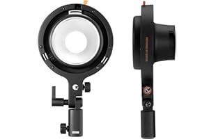 ZHIYUN Adaptador B de ZY Mount a Bowens Mount [Oficial] para Molus X60 RGB/ X100, Cinepper CX100/CX50