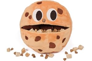 CHEWFFON Dog Toys, Interactive Dog Toys, Crinkle Cookie Dog Puzzle Toy, Treat Dispensing Feeding Toy for Small, Medium Dogs