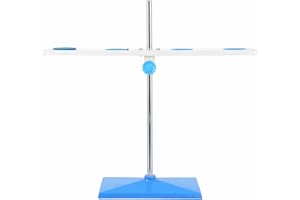 OUNONA 4-Loch Trichterständer Labor Trichterhalter Höhenverstellbar Metalltrichter Gestell Für Chemie Und Laboranwendungen