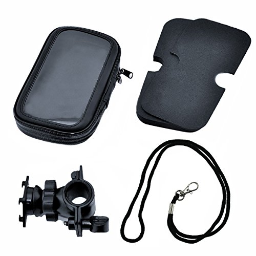 TecHERE BikeProof - Supporto Universale Impermeabile per Bici / Bicicletta / Moto - Custodia Porta Telefono compatibile con la maggior parte degli smartphone (Extra Grande (XL))