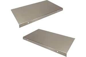 IDOR STORE Repuesto para campana de protección para colgar en la cocina, aletas laterales de acero, campanas de repuesto de 30 cm, acero inoxidable, fabricado en Italia