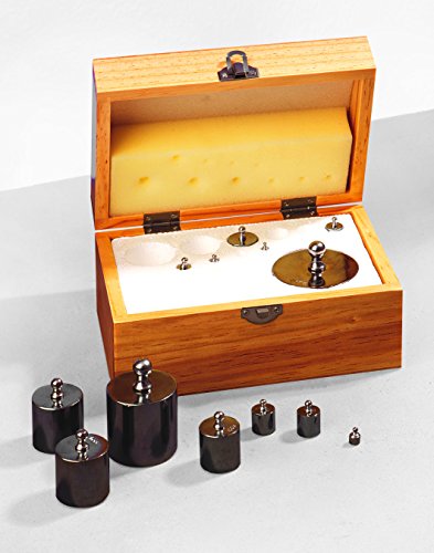 Preisvergleich Produktbild GEWICHTE 13er Set in stabiler HOLZBOX