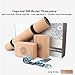 Produktbild Nanle Korken-Yoga-Matten-Hohe Dichte natürliche Korken-Yogamatte-natürlicher ungiftiger Antibeleg - Antibakteriell Anwendbar zu Pilates-Eignung und Sport-Geschenk-Kästen dreiteilig