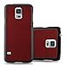 Produktbild Cadorabo Hülle für Samsung Galaxy S5 Mini / S5 Mini DUOS - Hülle in Woody ROT – Hardcase Handyhülle in Vintage Holz Optik - Schutzhülle Bumper Back Case Cover