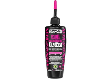 Muc-Off All-Weather Chain Lube Allväder-kedjeolja, 120 ml – Biologiskt nedbrytbart smörjfett kedjefe - Amazon Deal & Rabatt