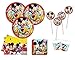Produktbild XXL 71 Teile Disney Micky Maus Party Deko Set