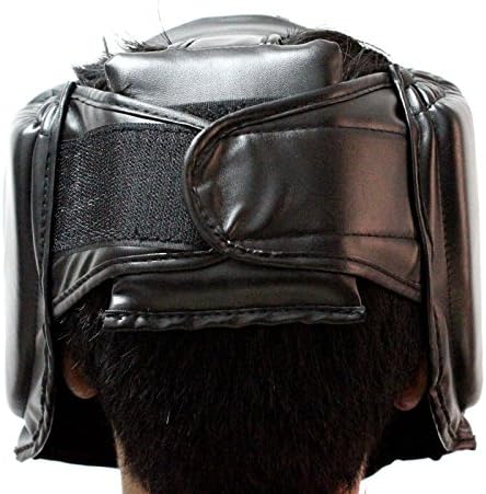 Greatstorys Boxing helmet Closed type boxing head guard Sparring MMA Muay Thai kick brace Head protection