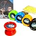 Produktbild Yoyo Einsteiger-Set: 1x Yoyo ONE, 1x Jojo Trick Lern DVD, 1x Fingerprotector + 7 Yo-Yo Ersatzschnüre (Rot)