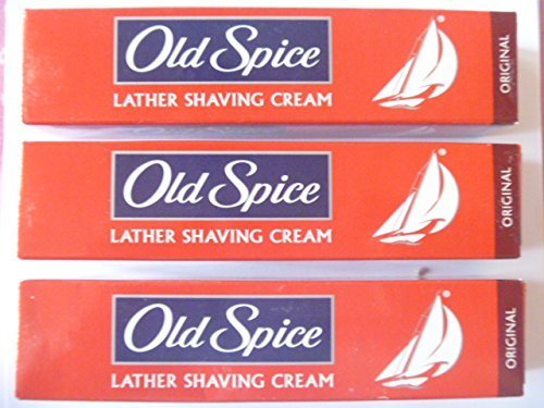 3 X Old Spice Shaving Cream Lather Foaming Original 70g X 3 Pack by Old Spice