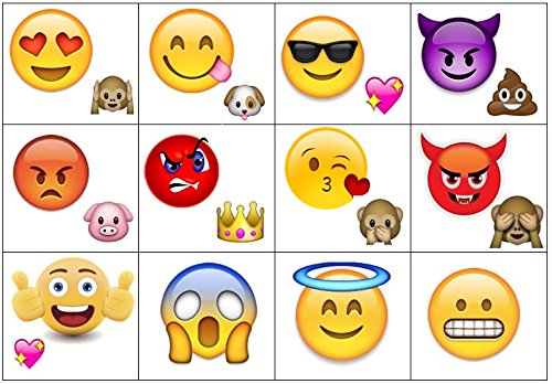 Emoji Temporary Tattoos