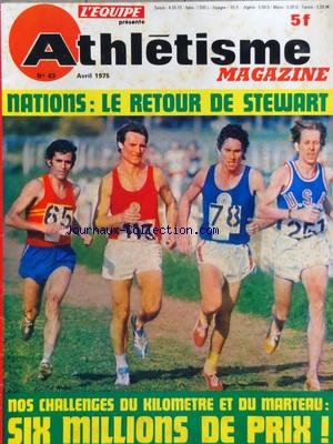 Download ATHLETISME MAGAZINE [No 63] du 01/04/1975