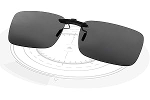 LUFF Polarisierte Unisex-Clip auf Sonnenbrille für verschreibungspflichtige Brillen-gute Clip-Stil Sonnenbrille für Myopie Br