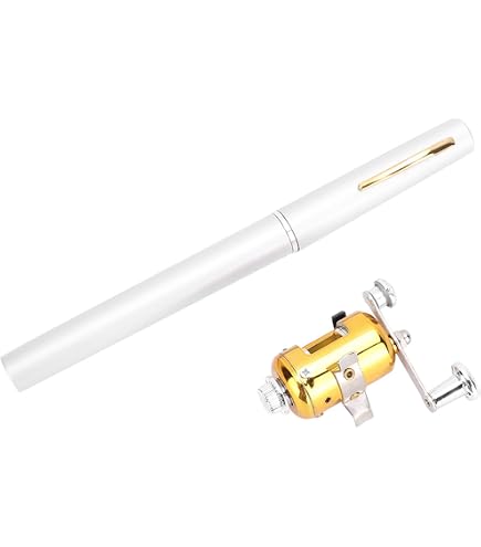 Canne à Pêche De Poche Télescopique Ultra-légère – Combo Complet, Parfait Pour Voyager, Camping Ou Sortie Du Jour !