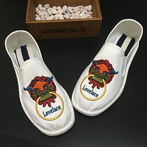 LvYuan Unisex Chinese Traditional Cloth shoes / casual retro Breathe Embroidered shoes /Kung Fu shoes / Martial Arts / slip-on shoes