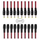 Only strip about 2mm of insulation on each lead. This minimizes the potential for bare wire from either lead to contact the other lead and cause a short