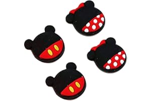Viwind Thumb Grip Caps Compatible con Nintendo Switch/OLED/Switch Lite,Silicona Suave Joy-con Joystick Grip Cute 3D Analog Stick Cover(Mouse)