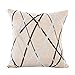 Produktbild Plüsch KissenbezugVovotrade 42X42cm / 16.5X16.5 "Quadrat Sofa Taille Wurf Kissenbezug Kissenbezug Chenille Rays Streifen Kissenbezug Kissenbezug Exquisite Home Decor Cafe Sofa Kissenbezug (Beige, 42X42cm/16.5X16.5")
