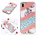Produktbild KANTAS Huawei P20 Lite Hülle, Silikon Marmor Marble Hülle Rose Gold Weiß Muster Gummi Gel Ultra Dünn Hülle TPU Rückseite Handyhülle für Huawei P20 Lite, Rosa Blaues Wellenmuster