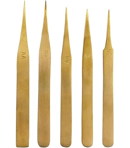 HOROTEC 12.301-2 STRONG TWEEZERS WITH FINE AND FLAT TIPS, No. 2 STAINLESS STEEL - View #8
