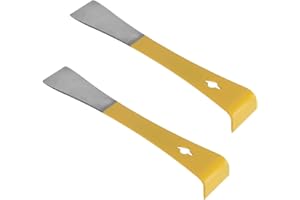 Cyrank 2 Pack Stainless Steel Bee Hive Tool, Scraper Beekeeping Equipment Tool Pry Bar for Bee Farm Ranch Scraper for Beekeepers, 10.2x1.6x1.1in