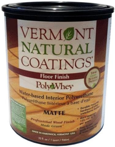 Vermont Natural Coatings Polywhey Floor Finish - Matte - Quart