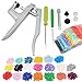 Produktbild Yaheetech Zange mit 350 Set T5 Druckknöpfe Druckknopf in 25 Farben für Näht Arbeit Basteln