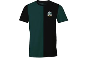 COTTON DIVISION HARRY POTTER Men's Slytherin Quidditch Team T-Shirt Green