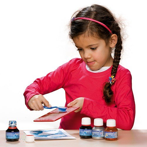 Spritzsieb für Wasserfarbe, Spritzsiebtechnik - 2