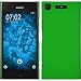 Produktbild PhoneNatic Case für Sony Xperia XZ1 Hülle Grün gummiert Hard-Case Case