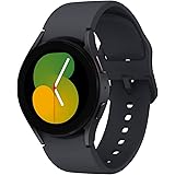 Samsung Galaxy Watch5, Runde Bluetooth Smartwatch, Wear OS, Fitnessuhr, Fitness-Tracker, 40 mm, Graphite