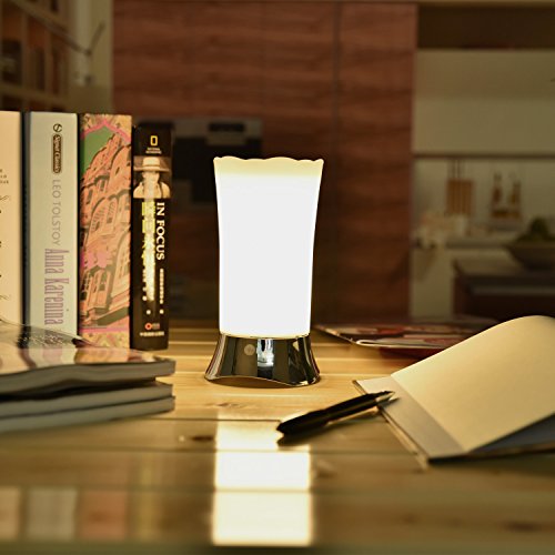 ZEEFO Tischlampe Drahtlose PIR Bewegungssensor – LED – Nachtlampe, kinder Nachtlicht Lampe mit Innen / Außenbatterien Die durch Bewegung aktivierte tragbare Sicherheitstischlampe für Kinder, schlafraum, Badezimmer, Korridor, Küchen, Treppenstufen - 4