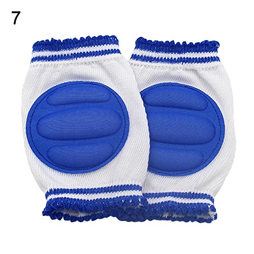 Baby Knee Protective,Shanghidepid Elbow Cushion Infants Knee Pads for Crawling (Sapphire Blue)