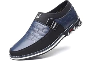 ASIFN Elegante Scarpe per Uniforme Uomo Basse Mocassini Stringate Eleganti Oxford Casual Classiche Slip on Comode Lacci Loafer Antiscivolo Classic