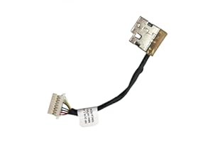 MMOBIEL Câble Flexible de Remplacement du connecteur DC Power Jack Dock Compatible avec HP 17-by, X360 M6-W M6-P M6-AQ M6-AR Serie, 14M-BA 15-AU M3-U Pavilion 11-K 15-BK et Chromebook 11 G5