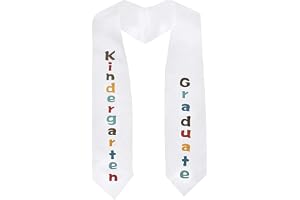 GraduatePro Kindergarten glänsande examen stal barn förskola kör prägel vanligt skärp 100 cm 14 färger, Förskola, 50"