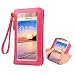 Produktbild Asnlove 2 in 1 PU Leder Wallet Lang Handytasche Schultertasche Leder Mobile Bag Protective Case mit Straps für iPhone Galaxy Huawei Smartphone unter 6.4 Zoll, Blau