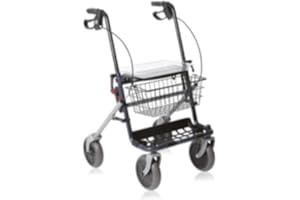 MORETTI Rollator Deambulatore girello per anziani IN ACCIAIO 4 RUOTE Dyone 1.0 Art. RP689