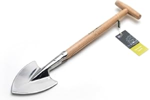 Burgon & Ball RHS Stainless Steel Perennial Spade, 56 cm Length