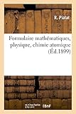 Image de Formulaire mathématiques, physique, chimie atomique