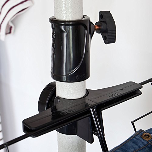 SoBuy® Teleskop Garderoben System, Kleideraufbewahrungssystem, Regalsystem, FRG38 - 4