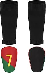 DiULi Mini Parastinchi Calcio, Parastinchi Calcio Calzino, Parastinchi Bambini, Parastinchi Piccoli Leggeri con Maniche Antiscivolo, Ideale per Calcio e Altri Sport