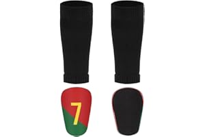 DiULi Mini Parastinchi Calcio, Parastinchi Calcio Calzino, Parastinchi Bambini, Parastinchi Piccoli Leggeri con Maniche Antiscivolo, Ideale per Calcio e Altri Sport