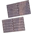 NAIDEV Silicon Bumper Clear Strip for Door, Cabinet, Chair,Glass Top Anti Slip Pads,Self Adhesive Backing Bumpers (20)