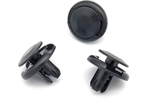VVO Fasteners- Black Plastic Engine Bay Shield Clips for Mitsubishi Outlander (Including PHEV), (Pack of 10)